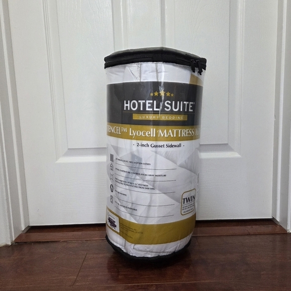 Hotel Suite Luxury Bedding Other - Hotel Suite Tencel Cooling Hypoallergenic Twin Size 2inch Mattress Topper